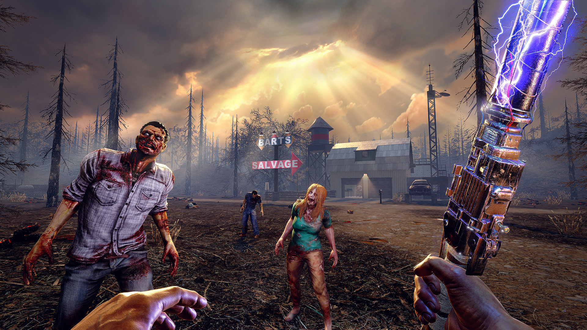 7 Days to Die endgame weapons and the progression from primitive tools to high-tech gear
