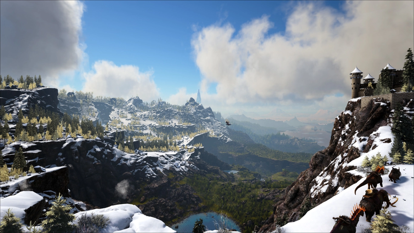 Atmosphere and sound design on ARK Lost Island – waterfalls, jungle, and the volcano’s rumble
