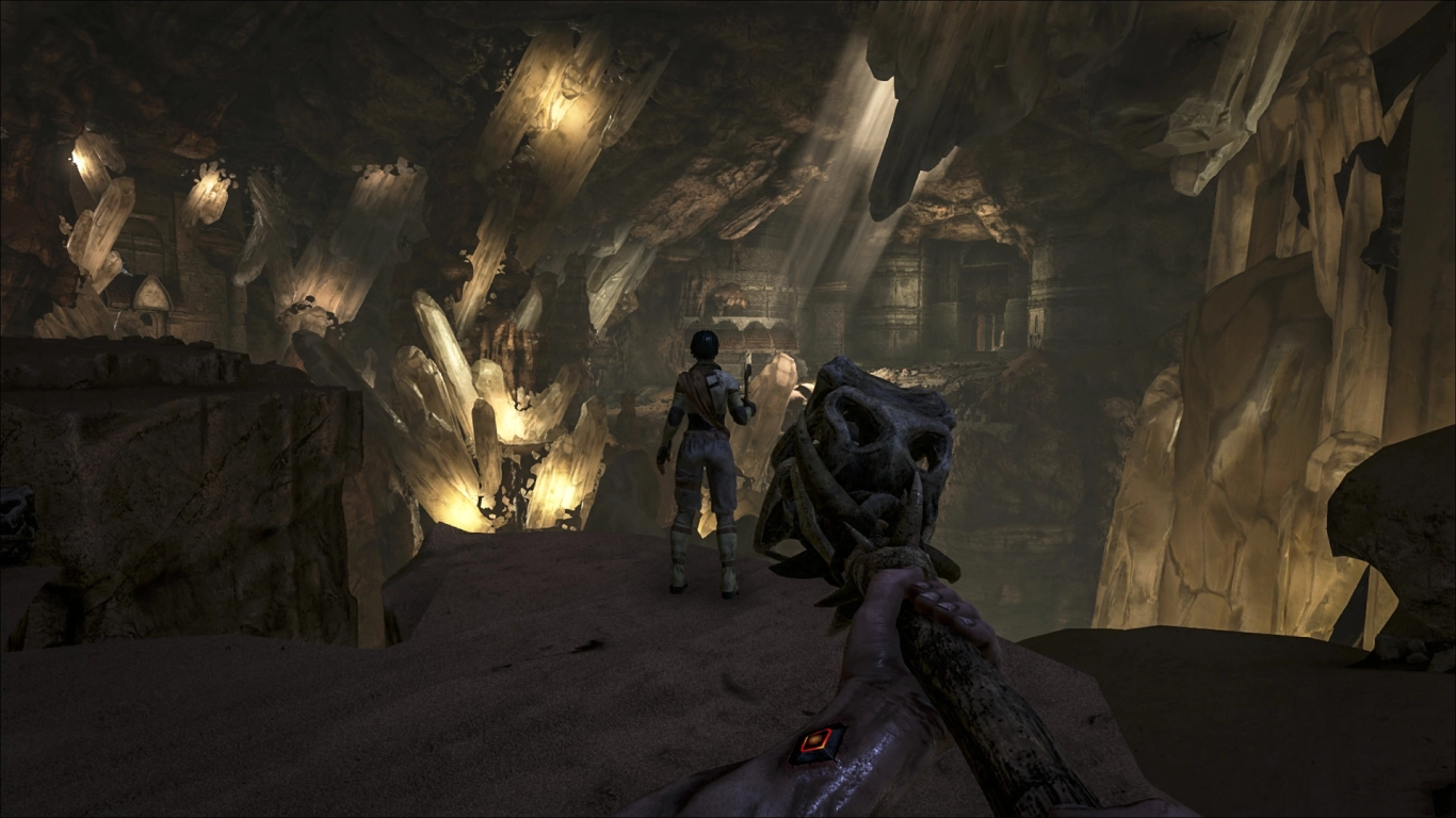Manticore boss arena in ARK Scorched Earth with swoop attacks and poison strikes