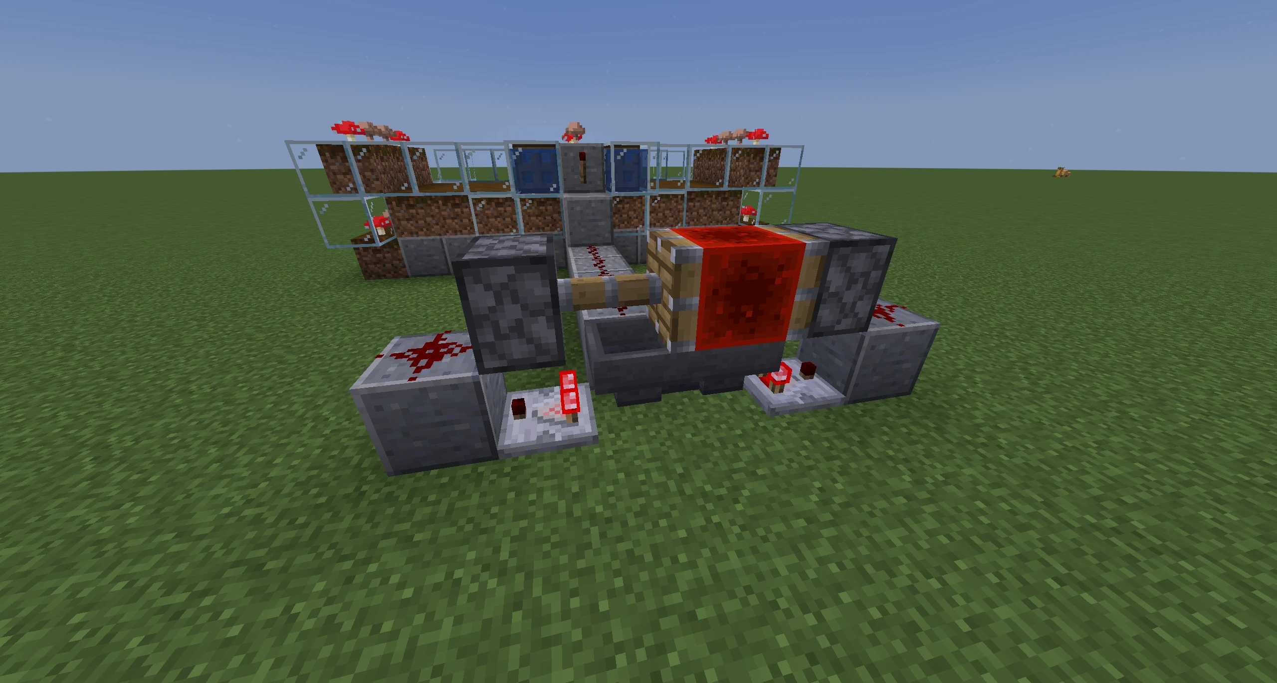 Minecraft Automatic Mushroom Farm 8