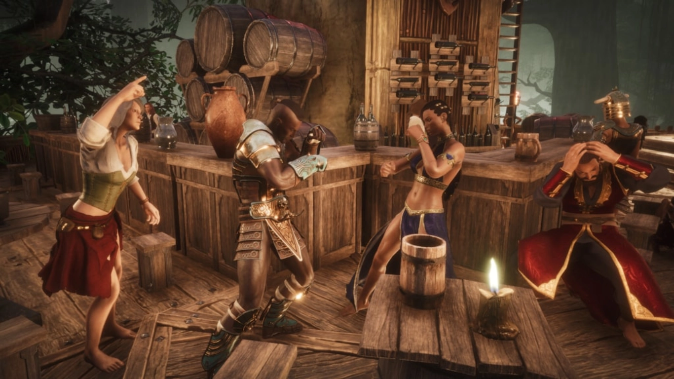 Conan Exiles gladiator armor in the Blood and Sand DLC