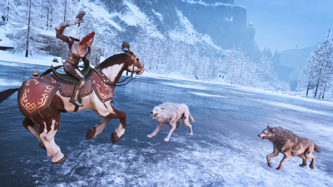 Conan Exiles rider armor and weapons from the Riders of Hyboria DLC