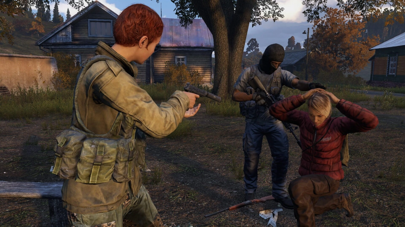Team of players in DayZ