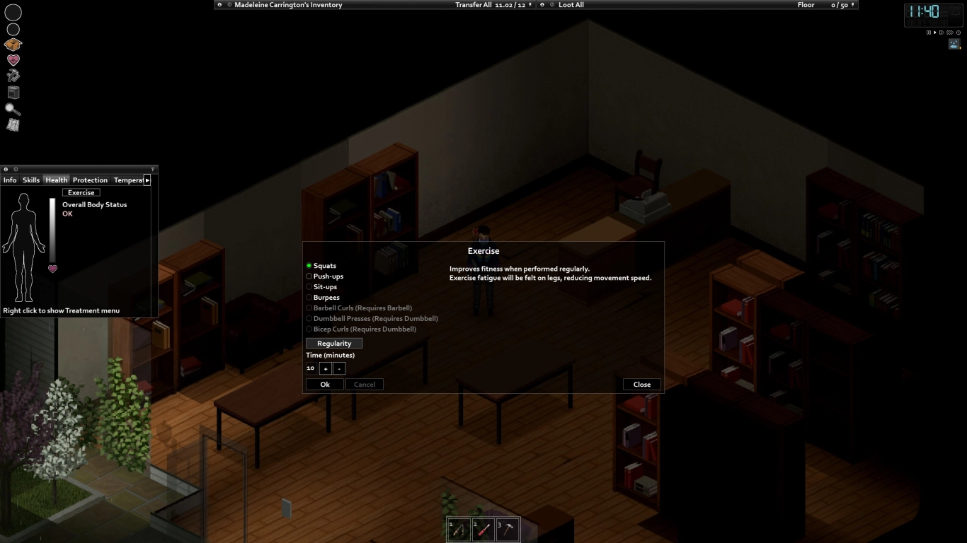Passive skills in Project Zomboid