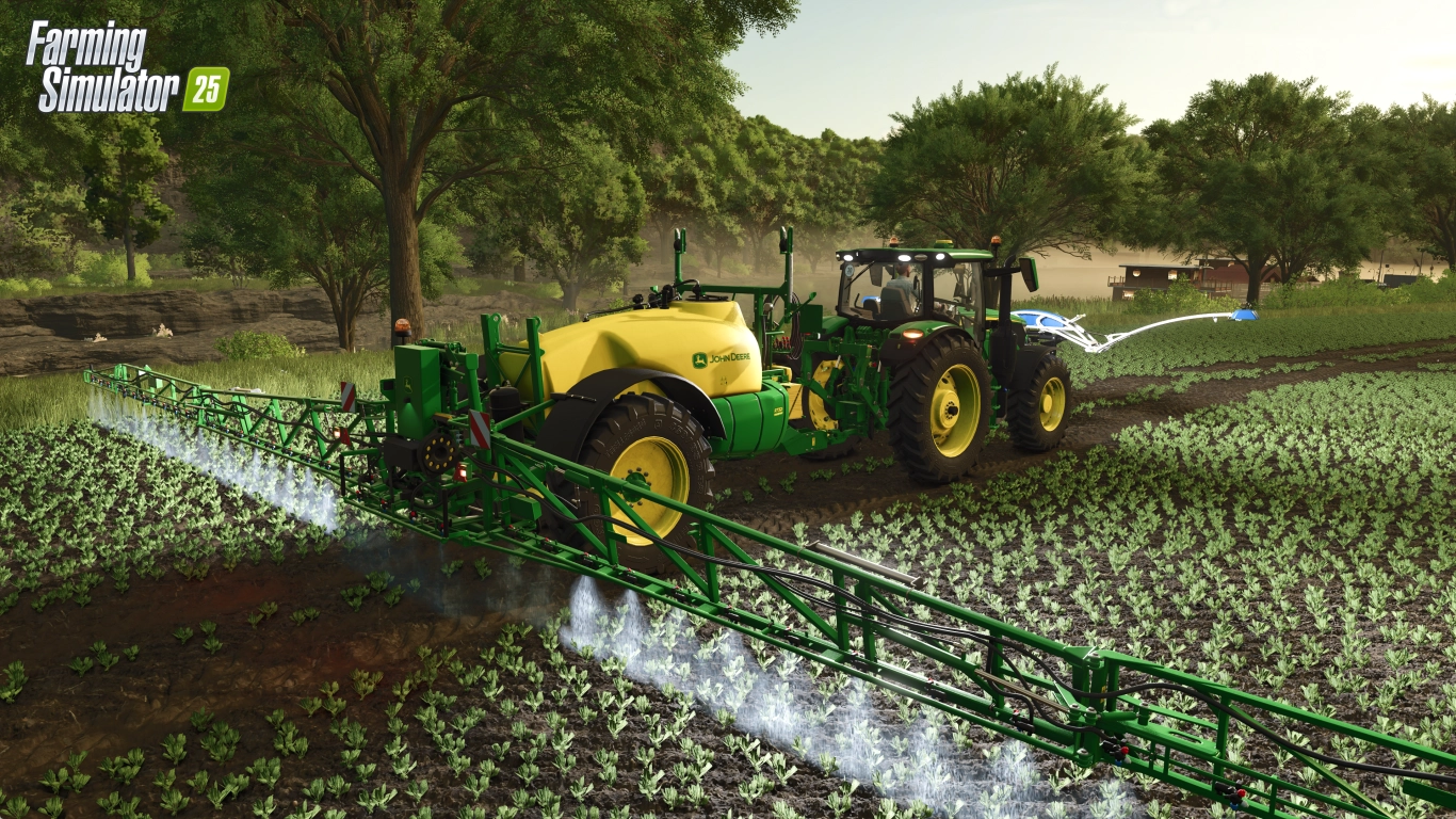 Farming Simulator 25 Patch 1.7: improved AI helpers during field work