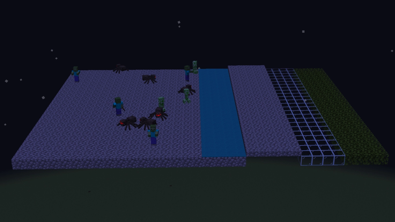 Spawn-proof blocks like slabs, carpets, and glass in Minecraft