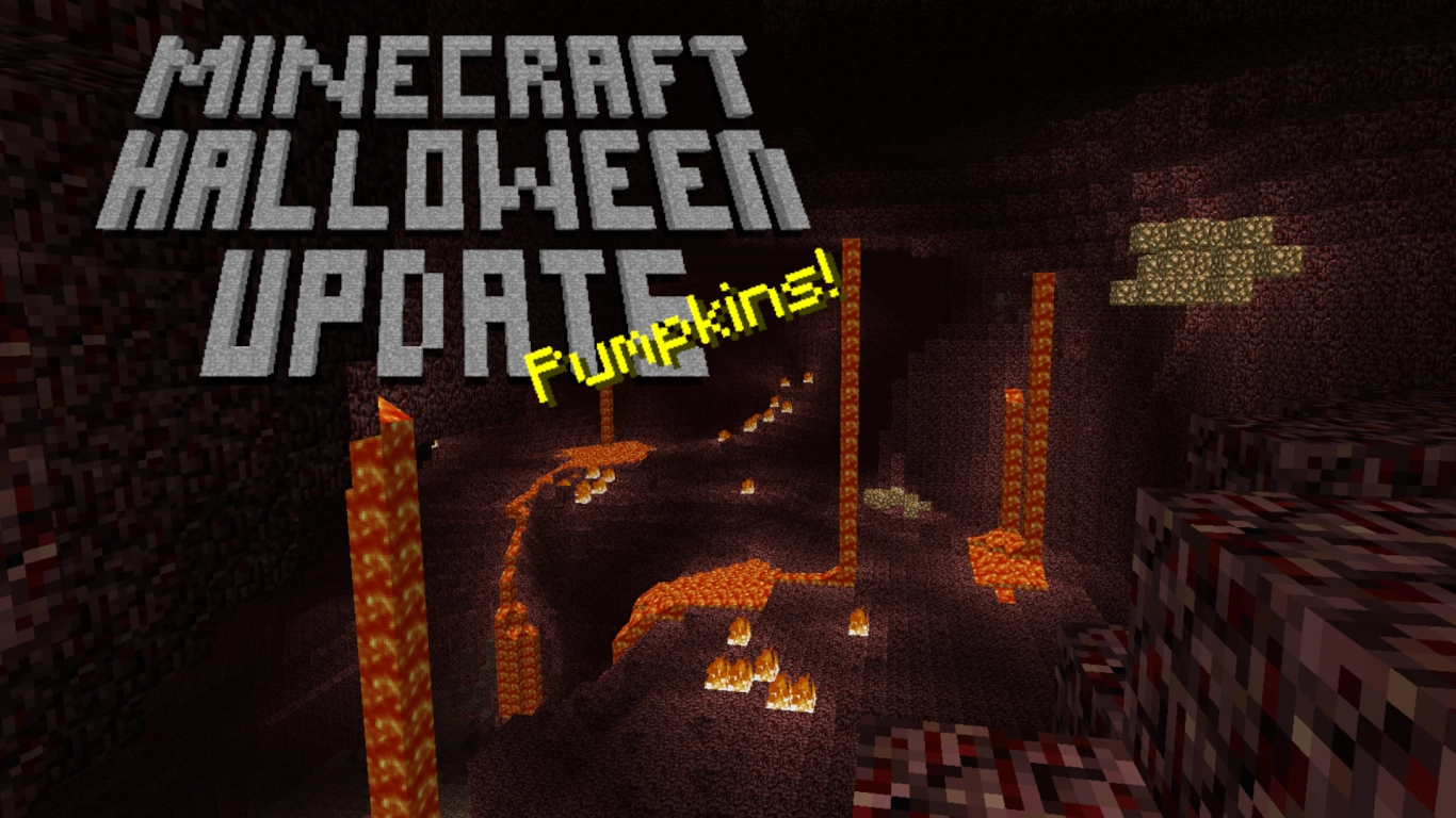 Minecraft Alpha 1.2 Halloween Update with the Nether and Biomes