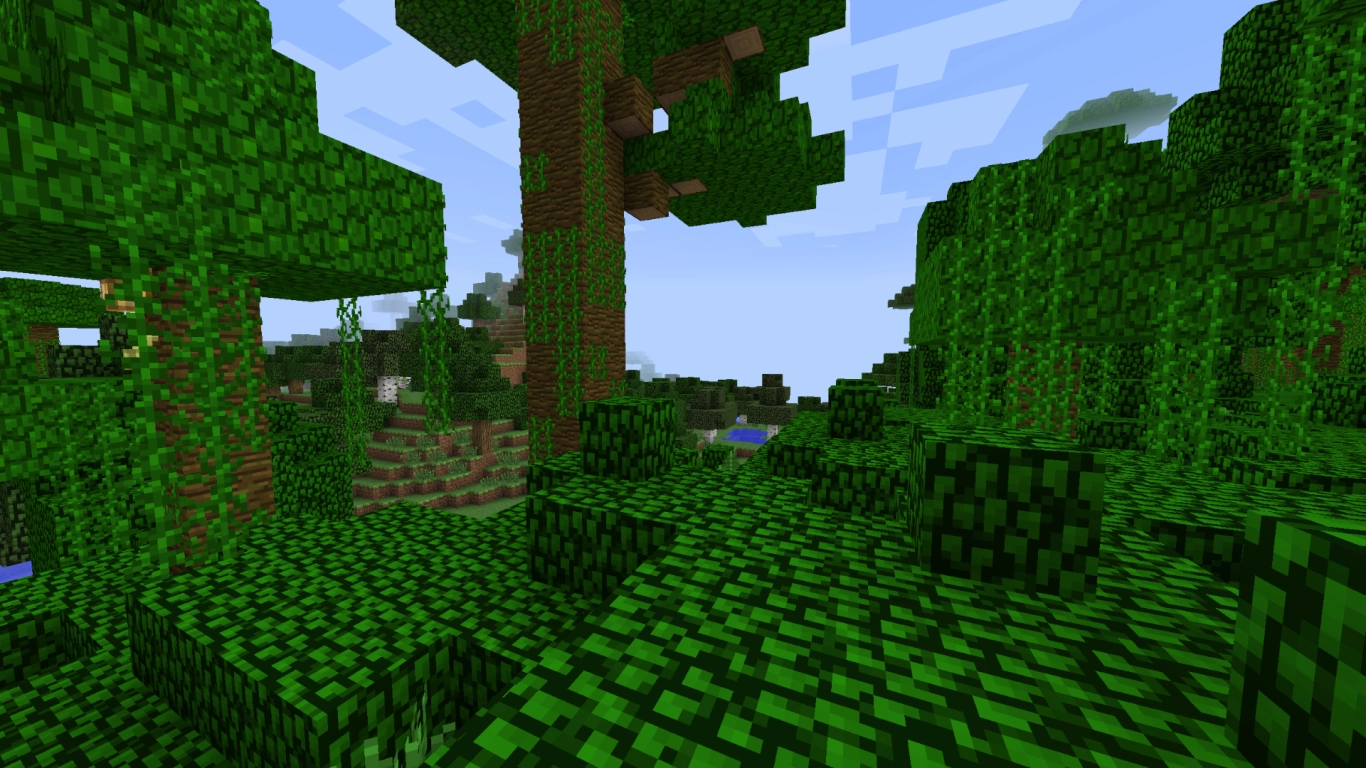 Minecraft 1.3 with jungles, emeralds, and villager trading