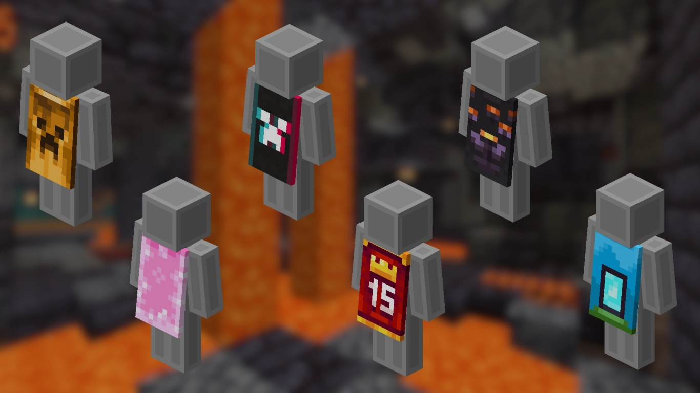 Virtual event capes in Minecraft: Twitch, TikTok, Anniversary, and more
