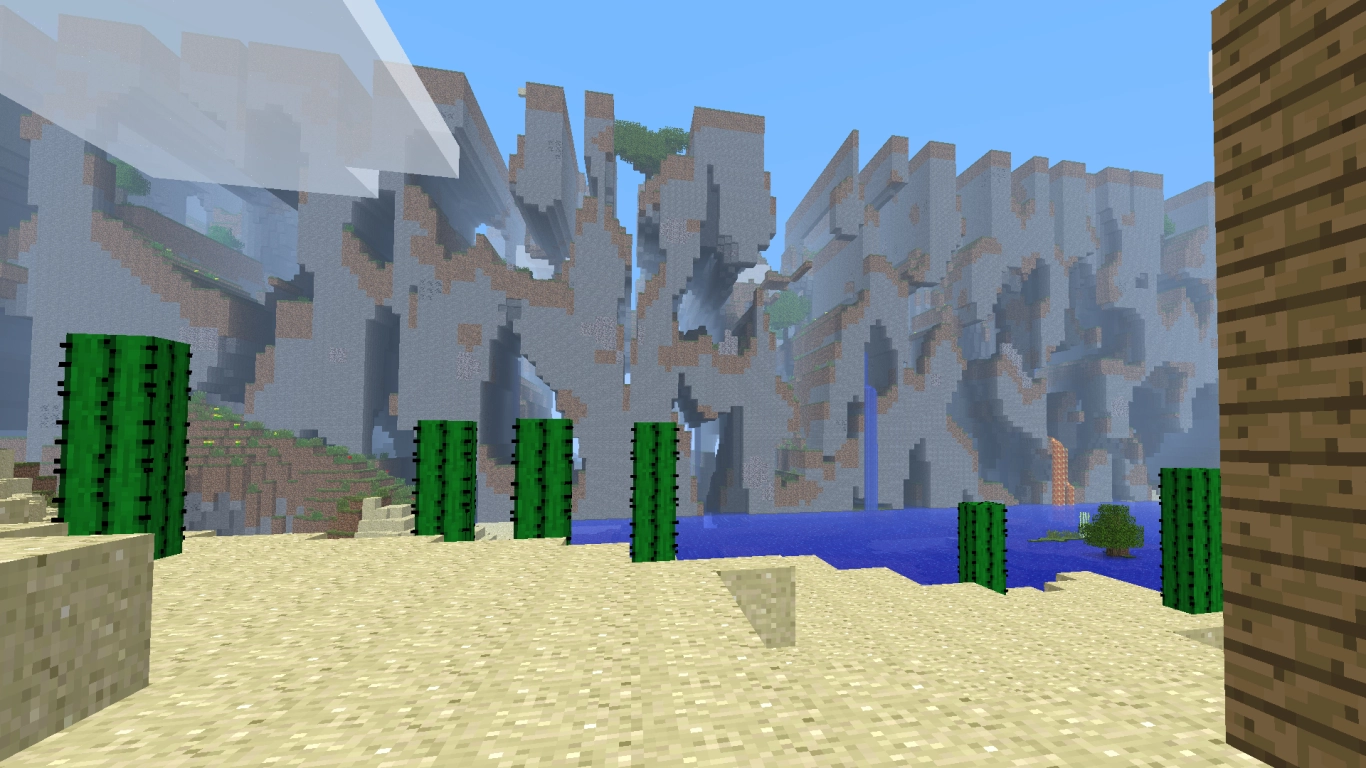 Minecraft Far Lands world-generation bug