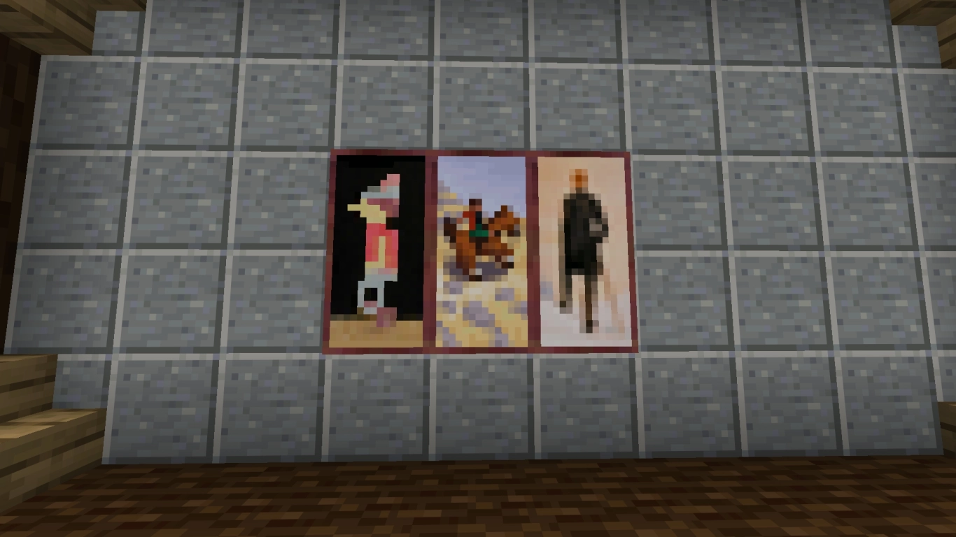 1x1 Minecraft paintings list and meanings