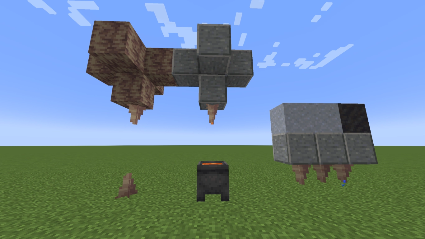 Explaining automatic lava farm with dripstones in Minecraft