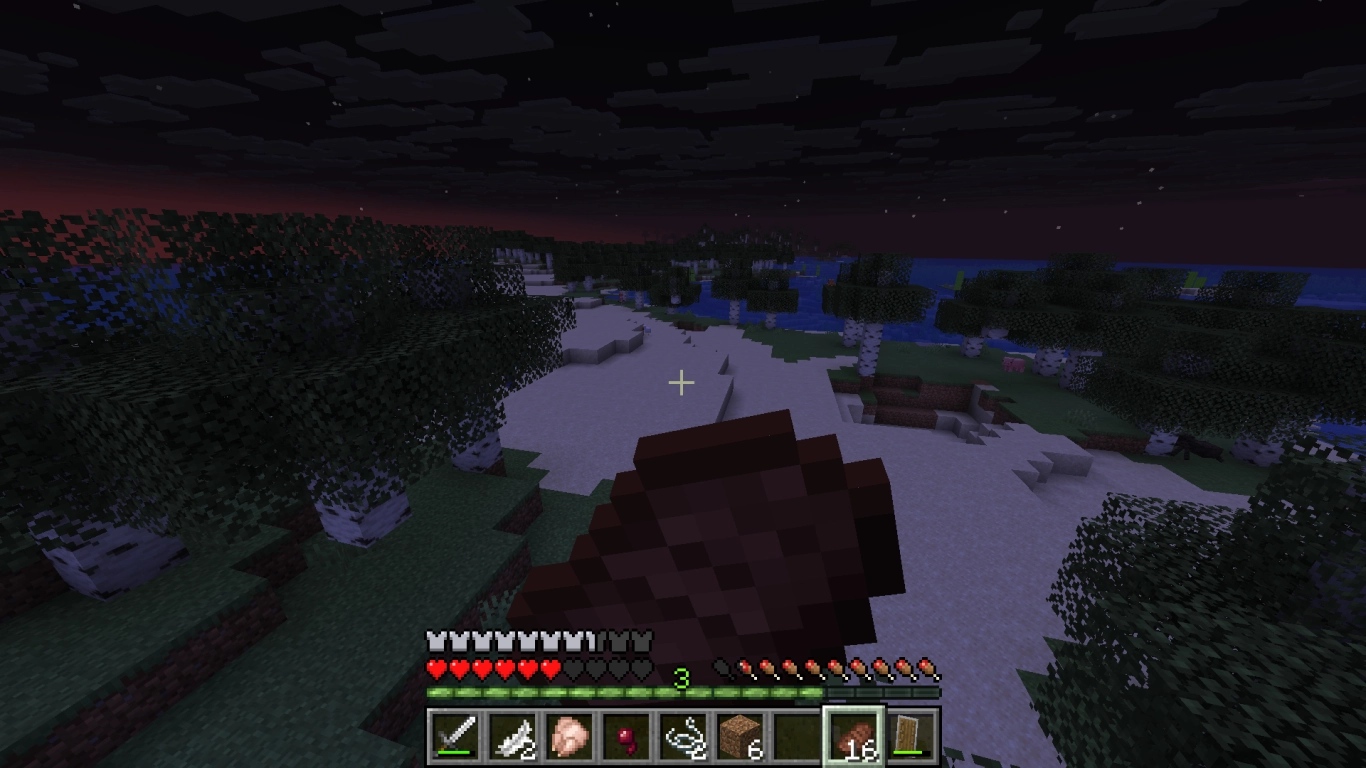 Healing in Minecraft through food, saturation, and a safe retreat