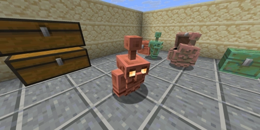 Minecraft Copper Golem: Automatic Item Sorting Without Redstone (1.21.9)