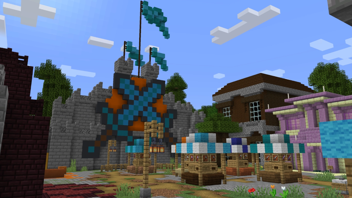 Minecraft combat system with balance between Java and Bedrock