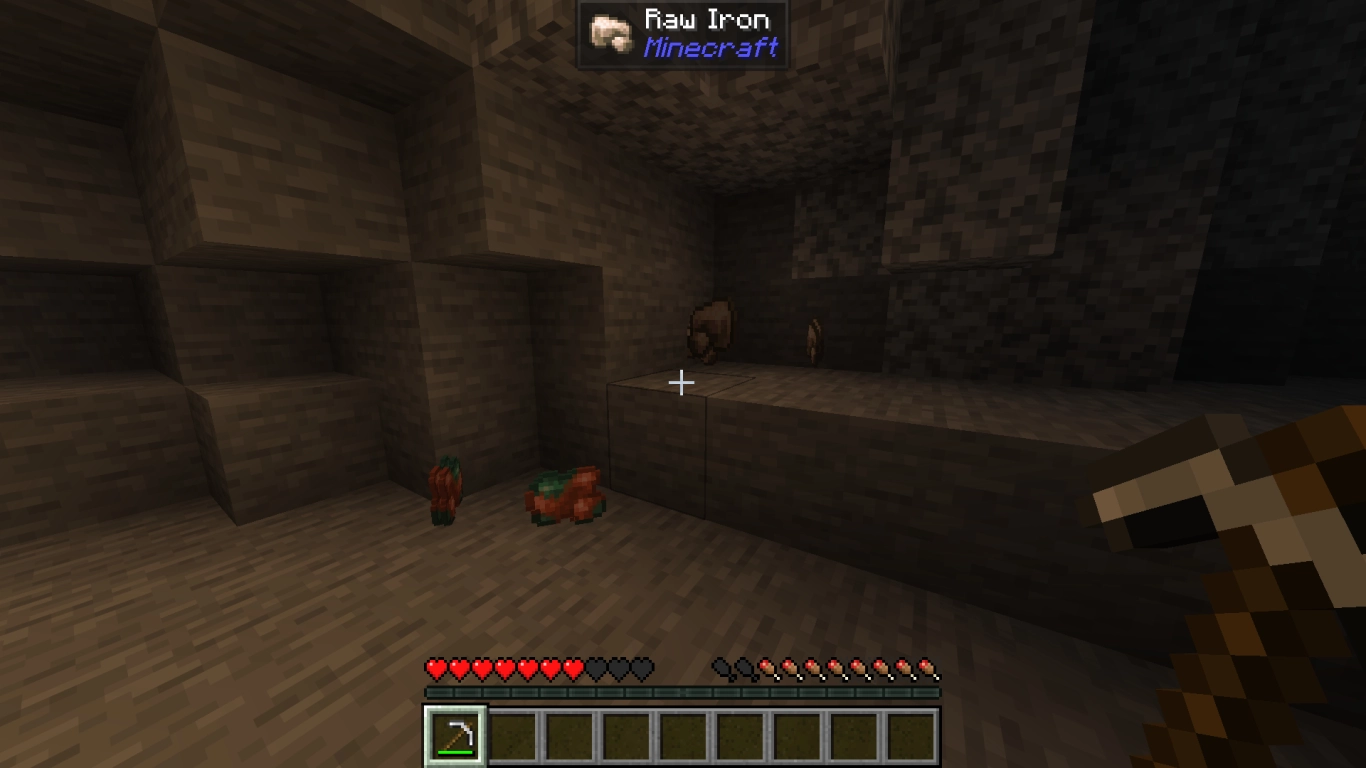 Minecraft Veinminer mines ore veins faster