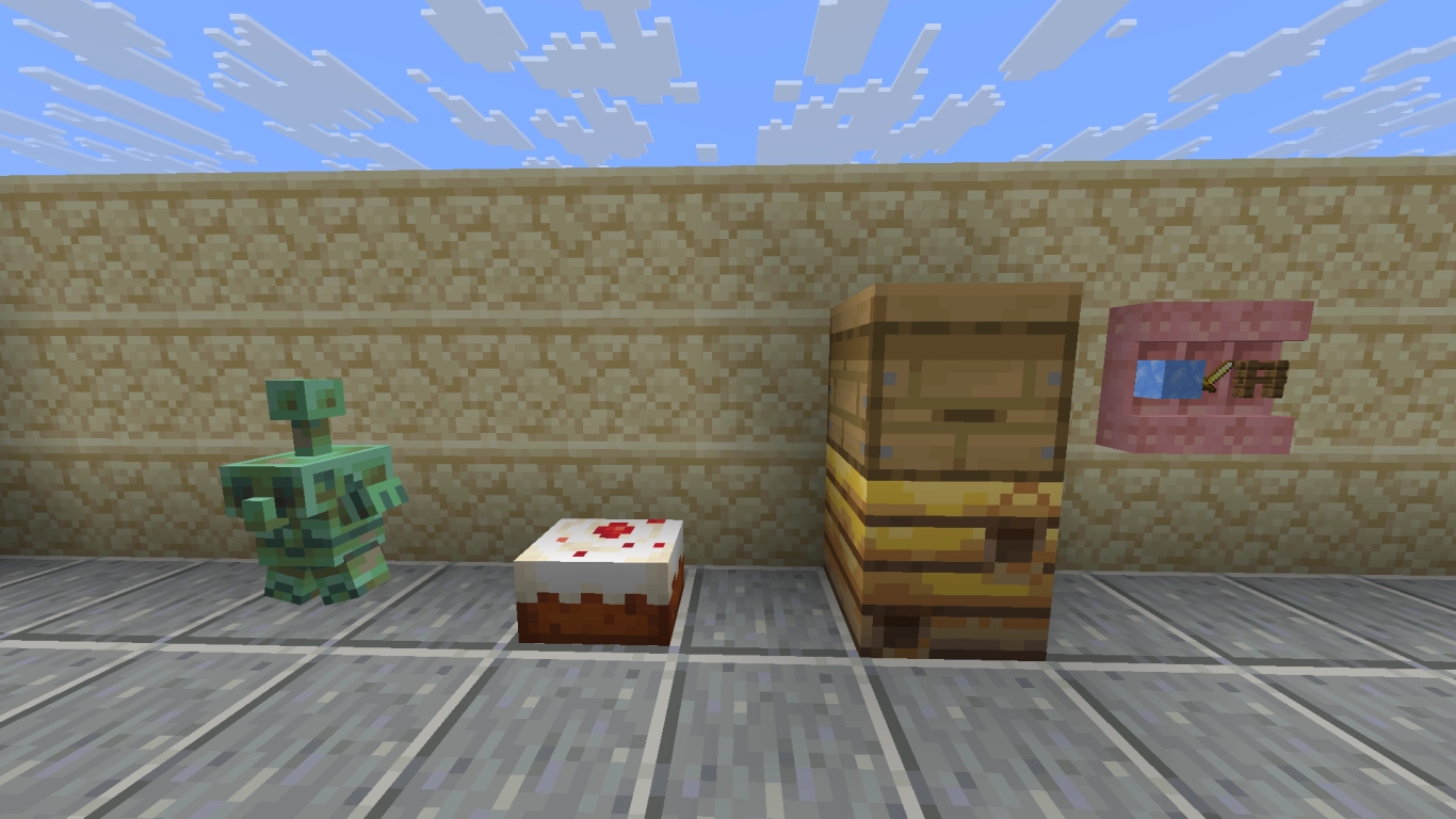 Item frame puzzle with Redstone comparator in Minecraft