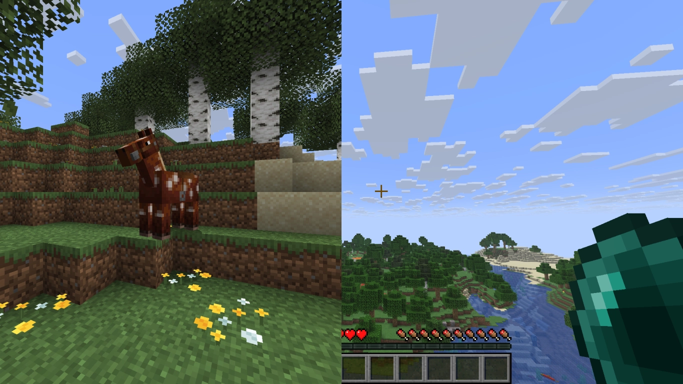 Minecraft sprinting and jumping in 2-block-high tunnels