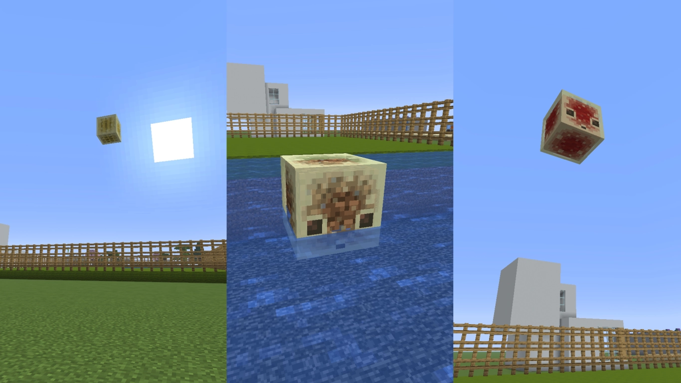 Overview of the 12 archetypes of the Minecraft Sulfur Cube