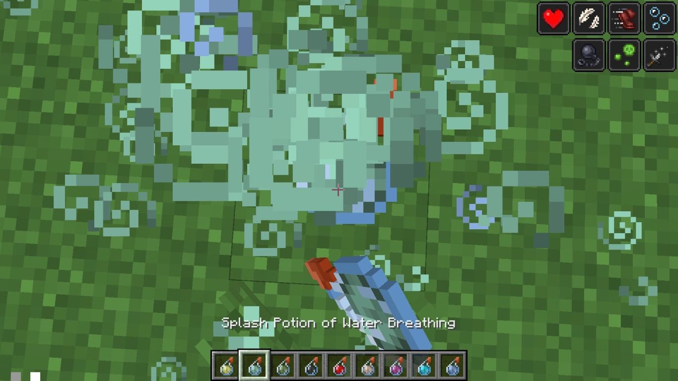 Minecraft achievement How Did We Get Here – have every status effect active at once