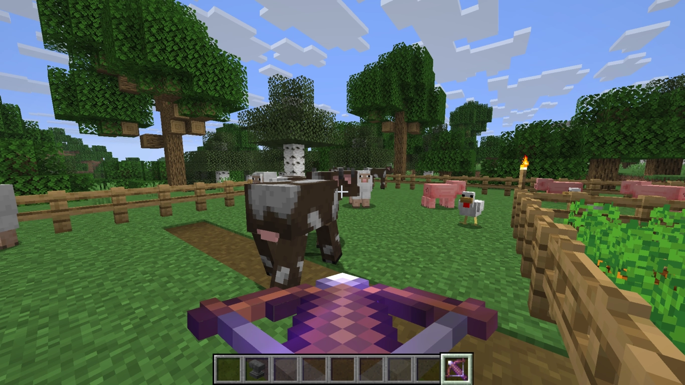 Minecraft achievement Arbalistic – kill five different mobs with one crossbow shot