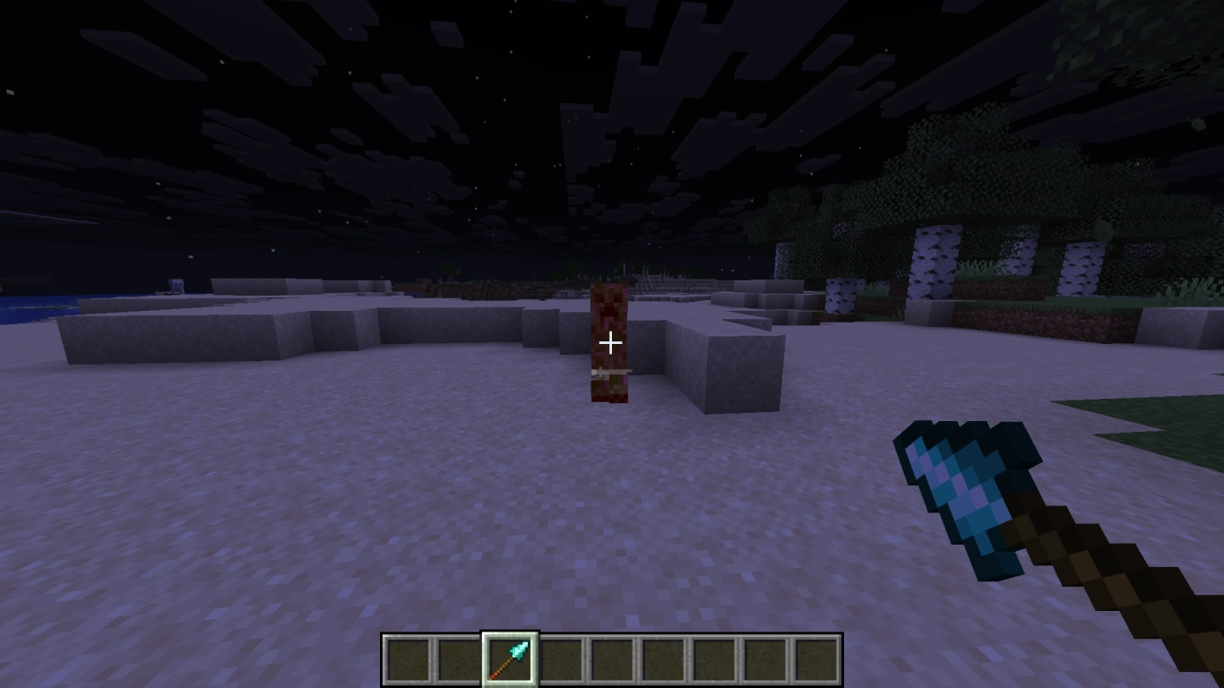 Minecraft spear thrust attack reach and cooldown