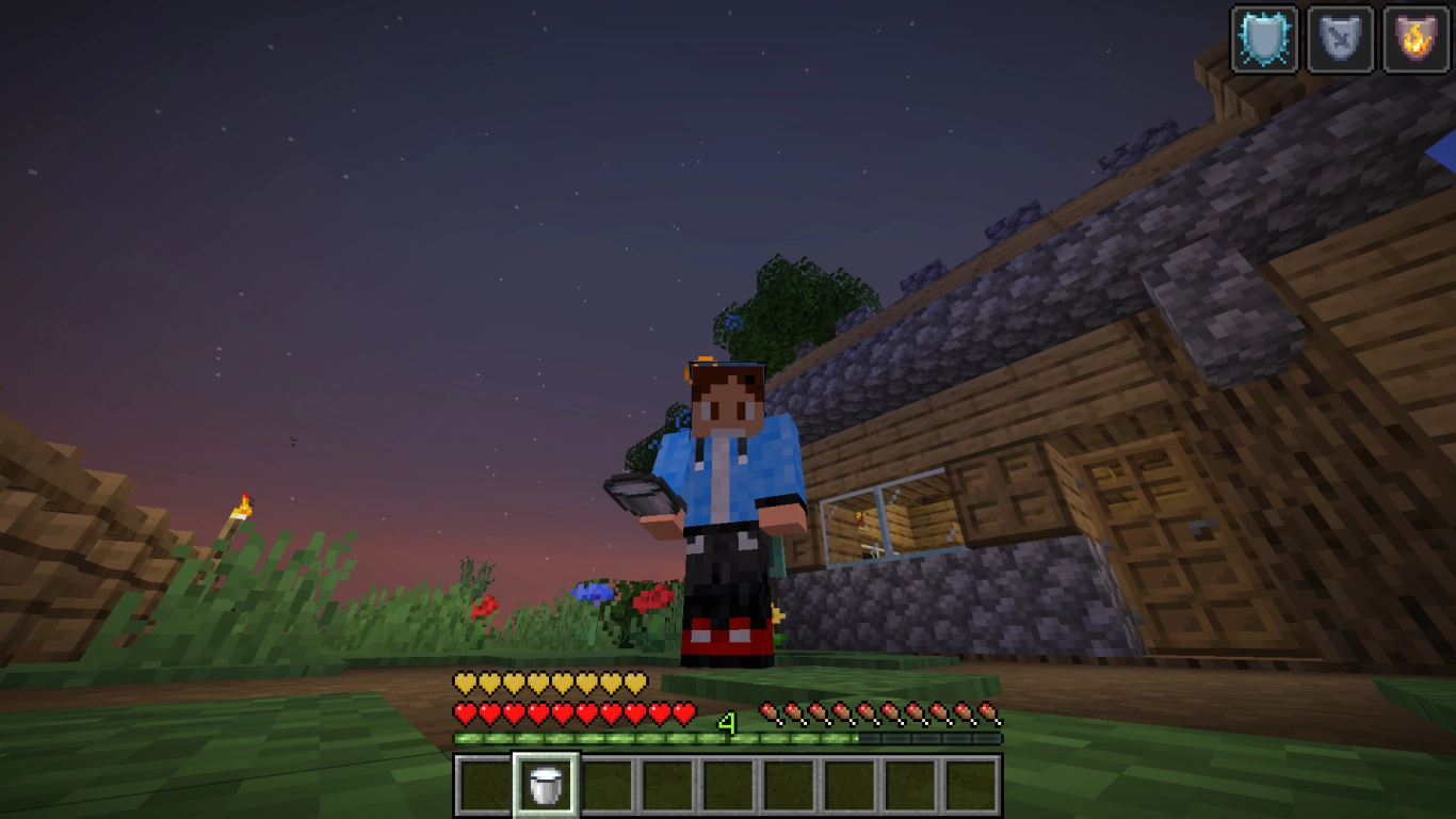 Remedies in Minecraft: Milk and honey clear negative effects