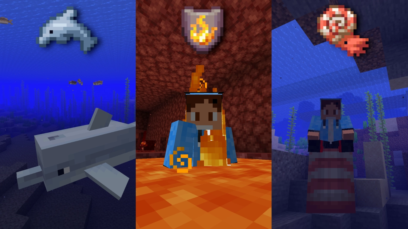 Overview of neutral and positive Minecraft status effects
