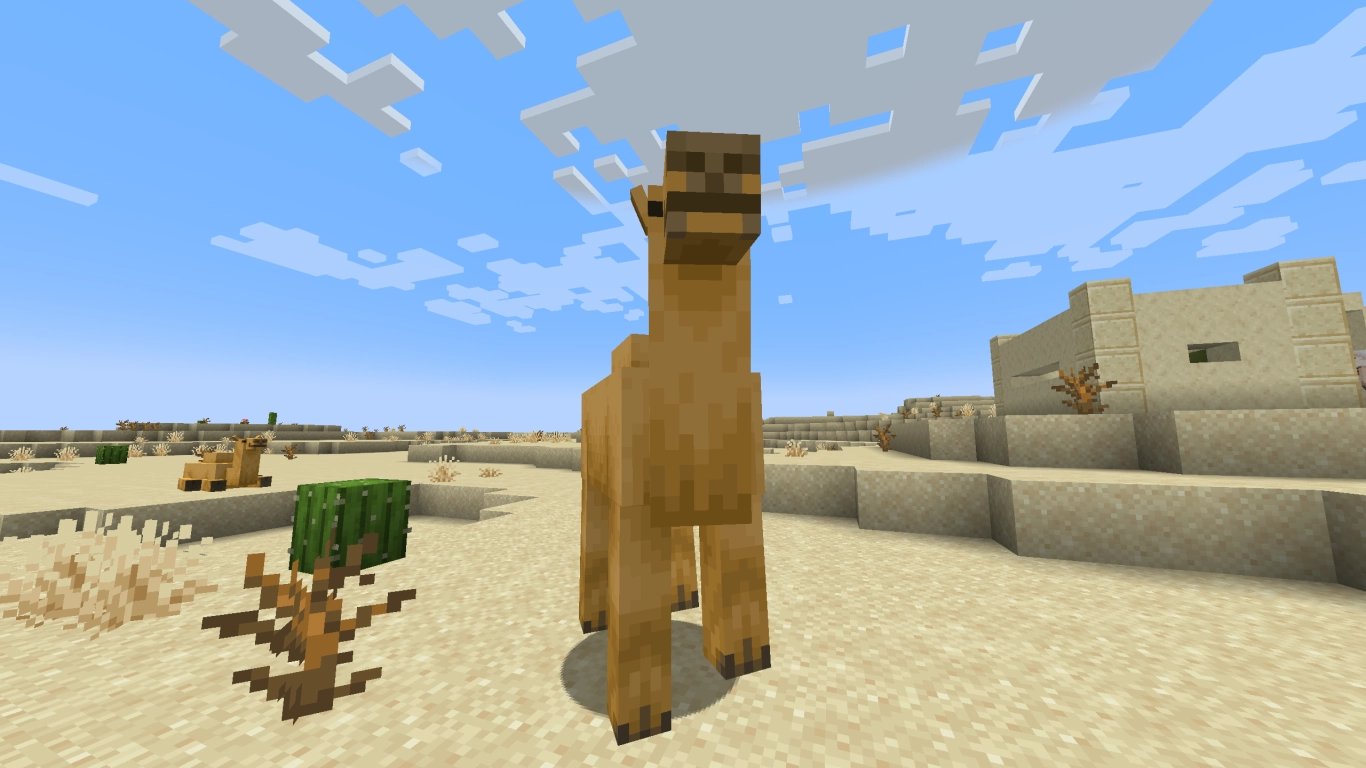 Camels in Minecraft