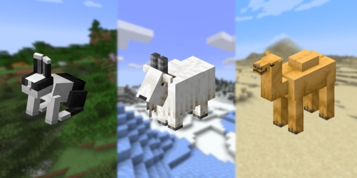 Discover Minecraft's Animals: Rabbits, Camels, and Goats