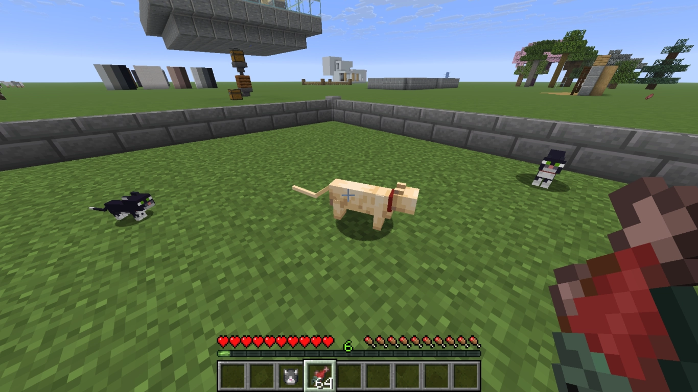 Tame and breed pets in Minecraft: Cats, wolves, rabbits, and axolotls as loyal companions