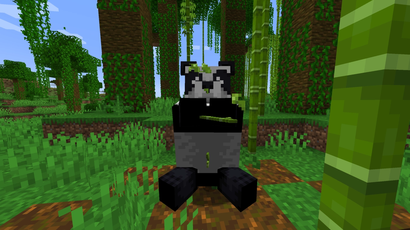 Cute Panda in Minecraft