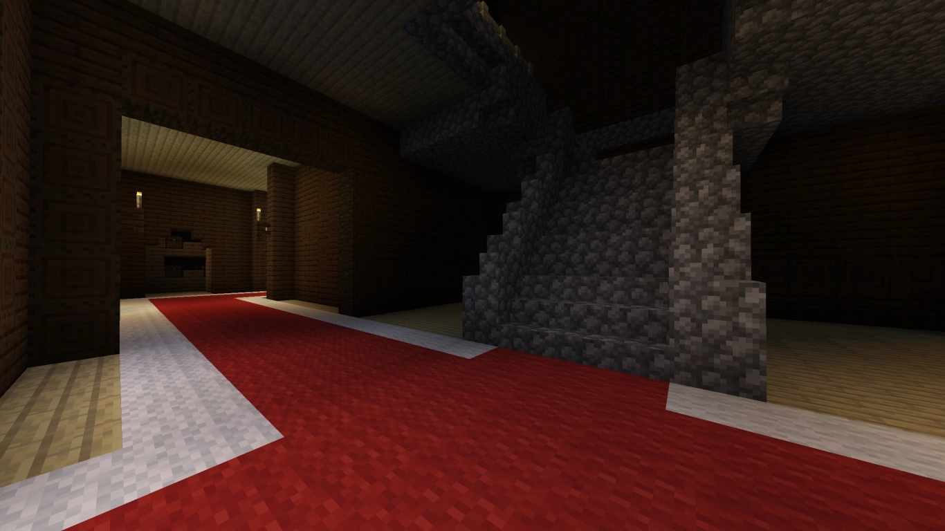 Minecraft Woodland Mansion Interior View