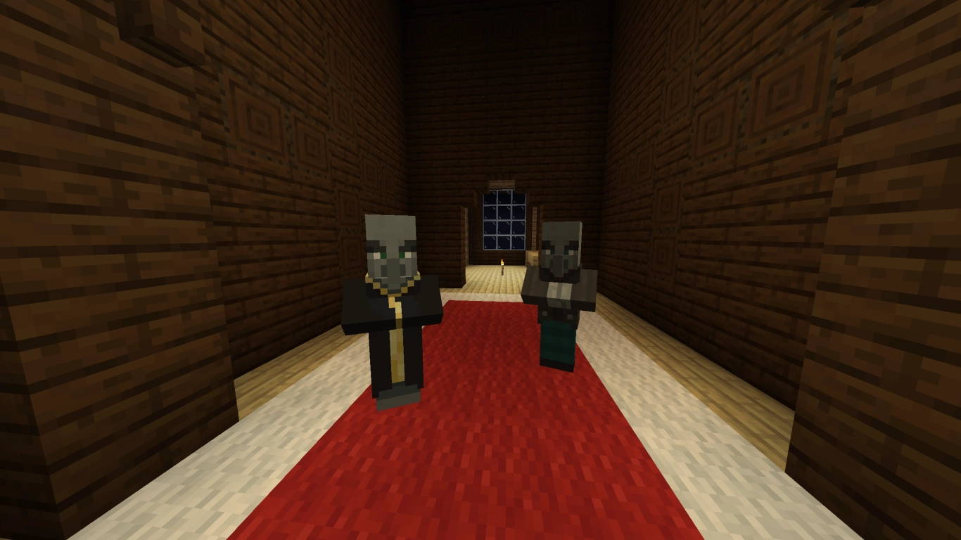 Illager Enemies in Minecraft Woodland Mansion