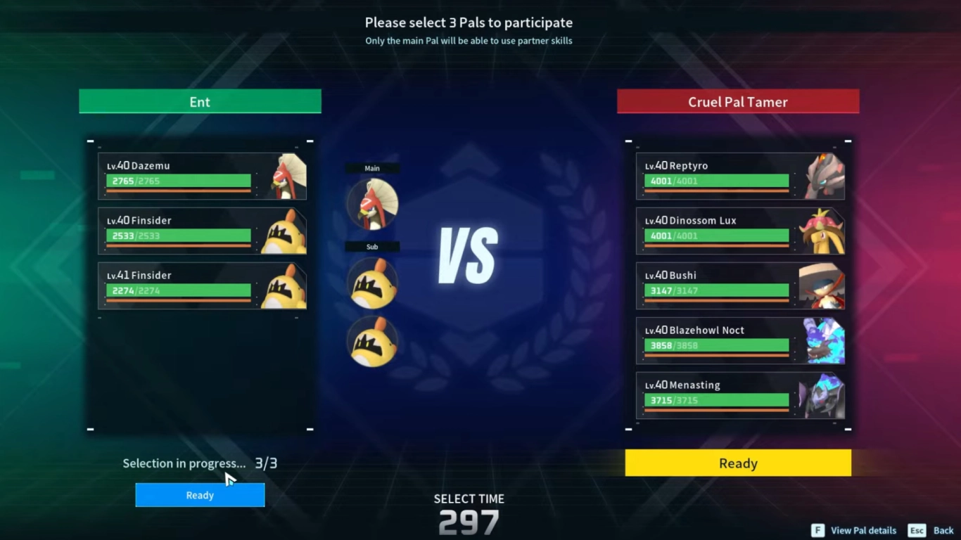 Palworld Arena higher ranks and Master challenges