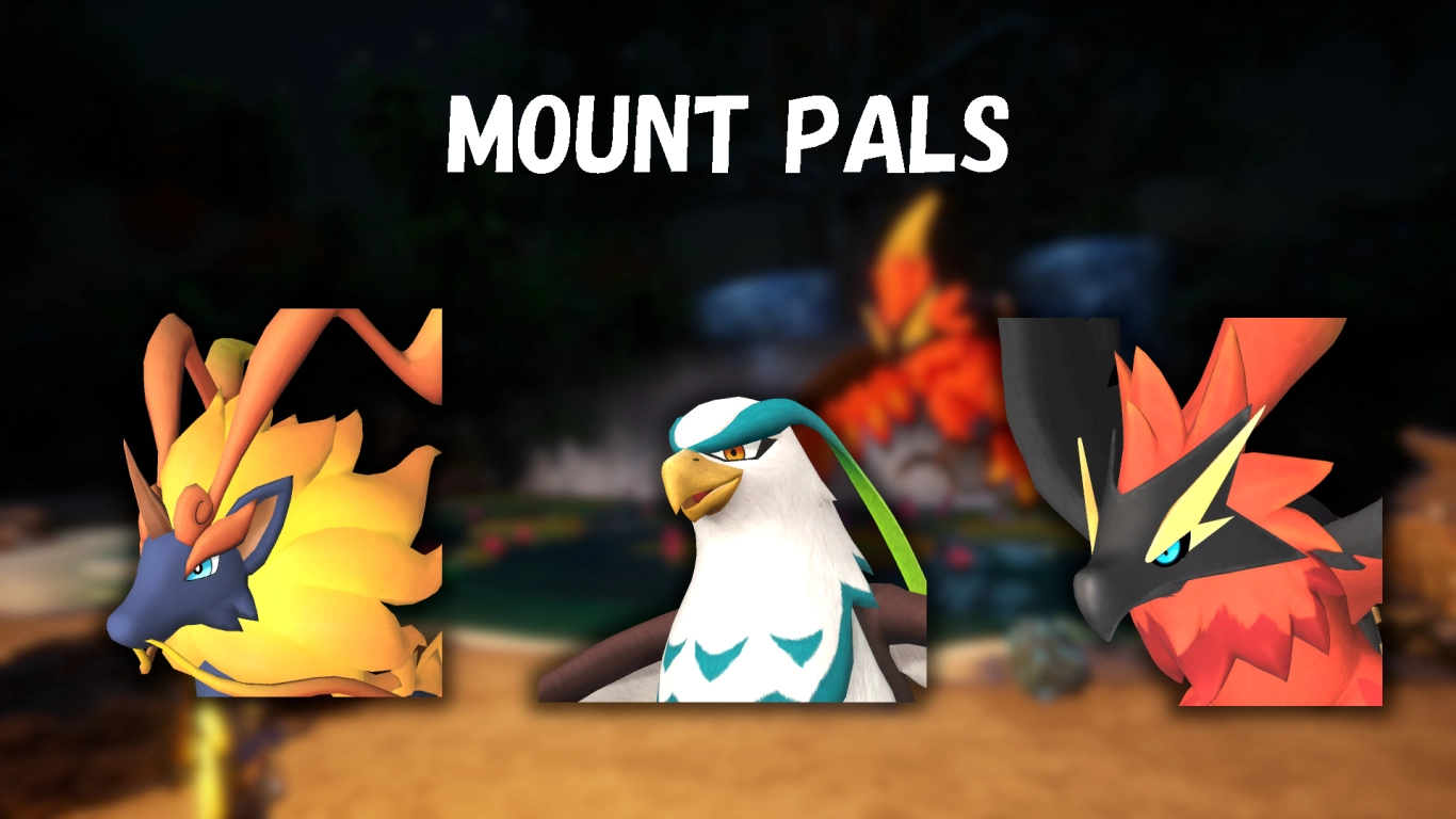Flying mounts like Ragnahawk and Quivern for the Mid-Game in Palworld