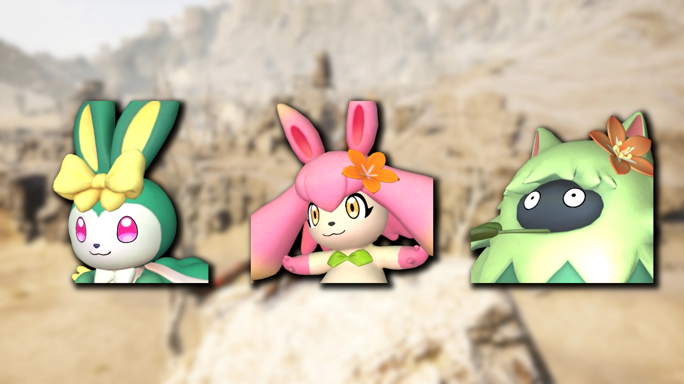 Partner Skills of Grass Pals for efficient resource gathering and more loot in Palworld