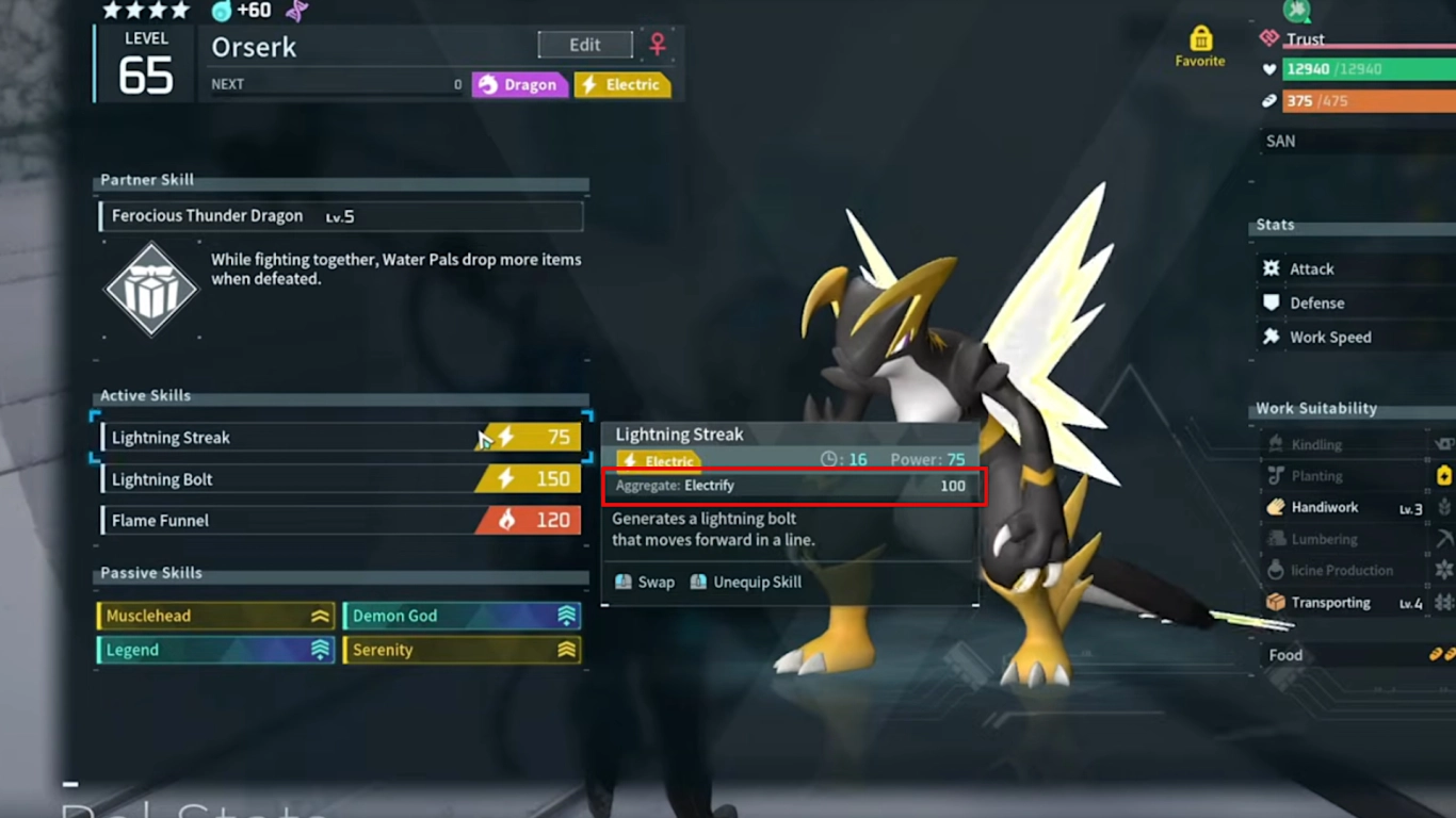 Palworld combat: Use status effects like Poison, Burn, and Freeze effectively