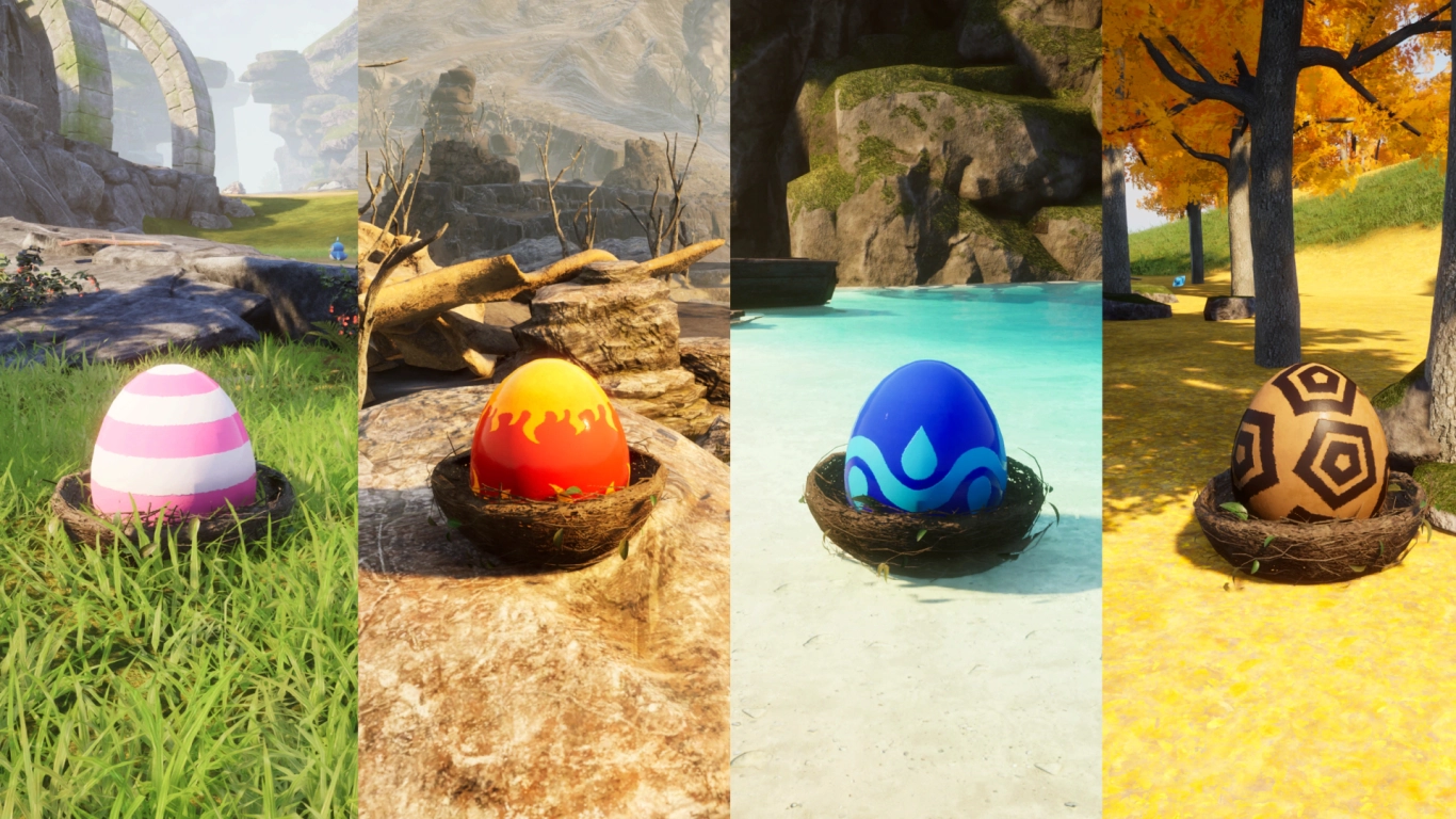 Using the breeding farm in Palworld and obtaining eggs