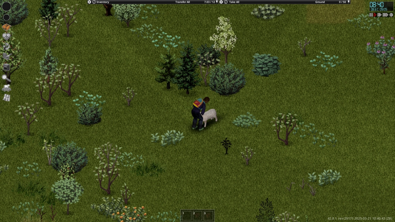 New wildlife and vegetation in Project Zomboid