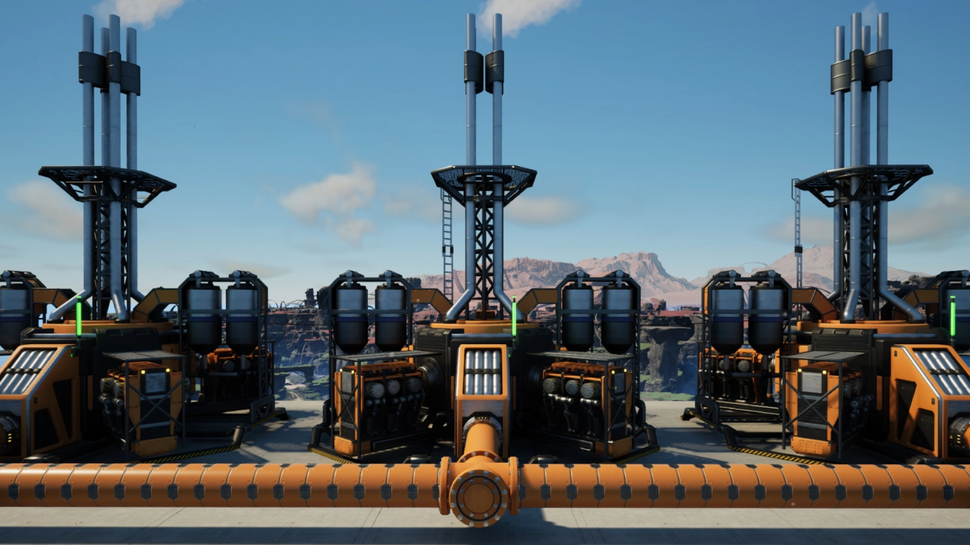 Satisfactory Fuel Generator for high-output fuel power