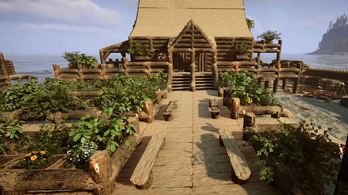 Planters for self-sufficiency: food and healing plants in Sons of the Forest
