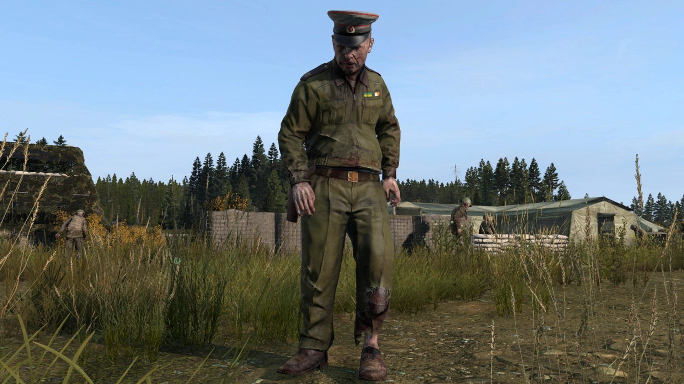 Melee combat against zombies in DayZ