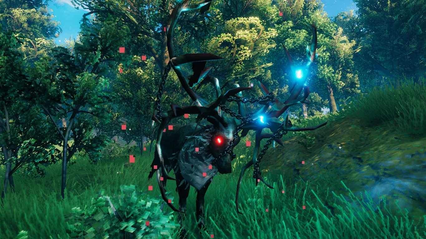 Summon and safely defeat the Valheim boss Eikthyr at his altar