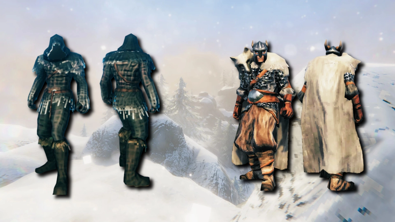 Valheim Mountains armor: Fenris set and Wolf armor