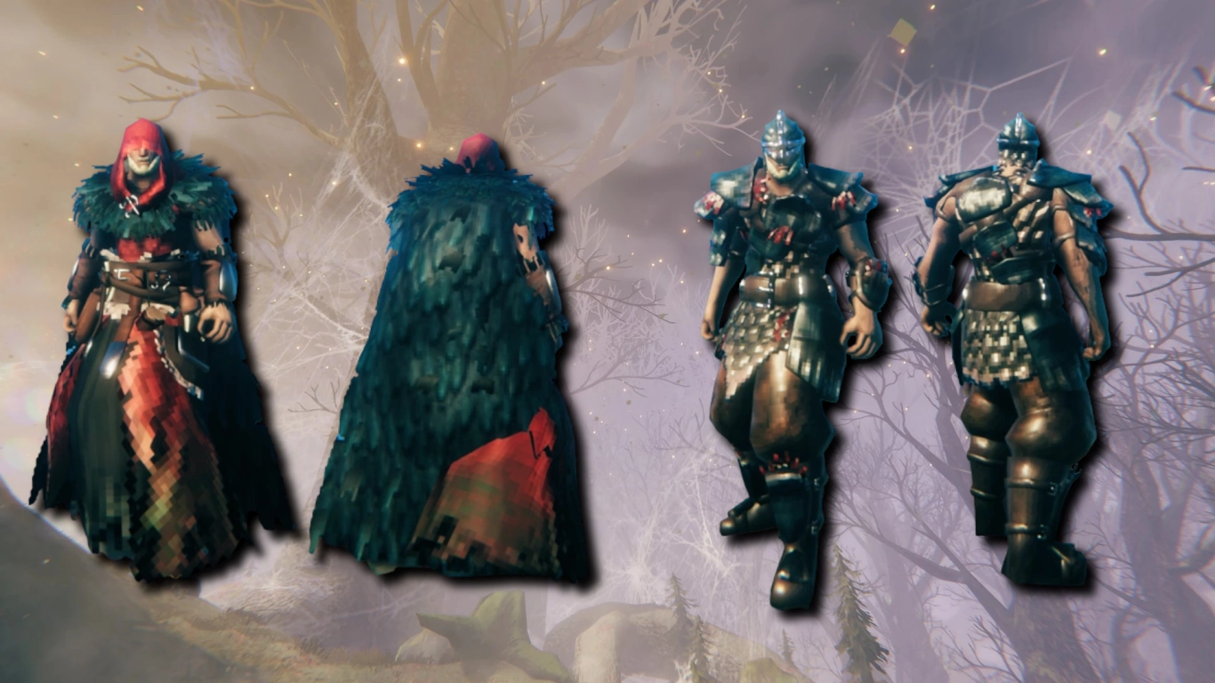 Valheim Mistlands armor: Eitr set and Carapace armor