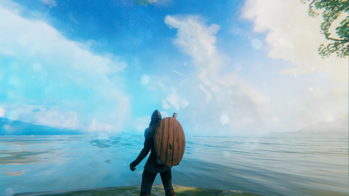 Valheim ocean with many islands that can only be reached by ship